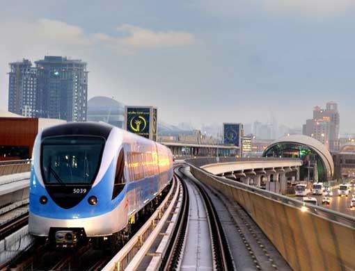 Открытие  метро в Дубае...09.09.09