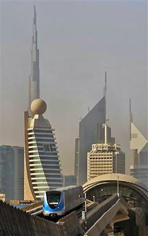 Открытие  метро в Дубае...09.09.09
