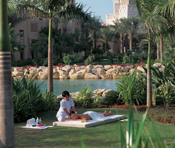 Dar Al Masyaf - massage at waterway bay