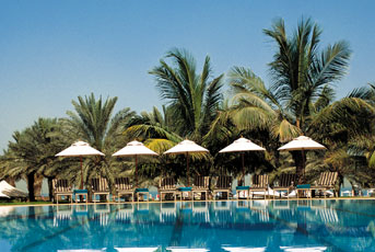 pool area at the beach
